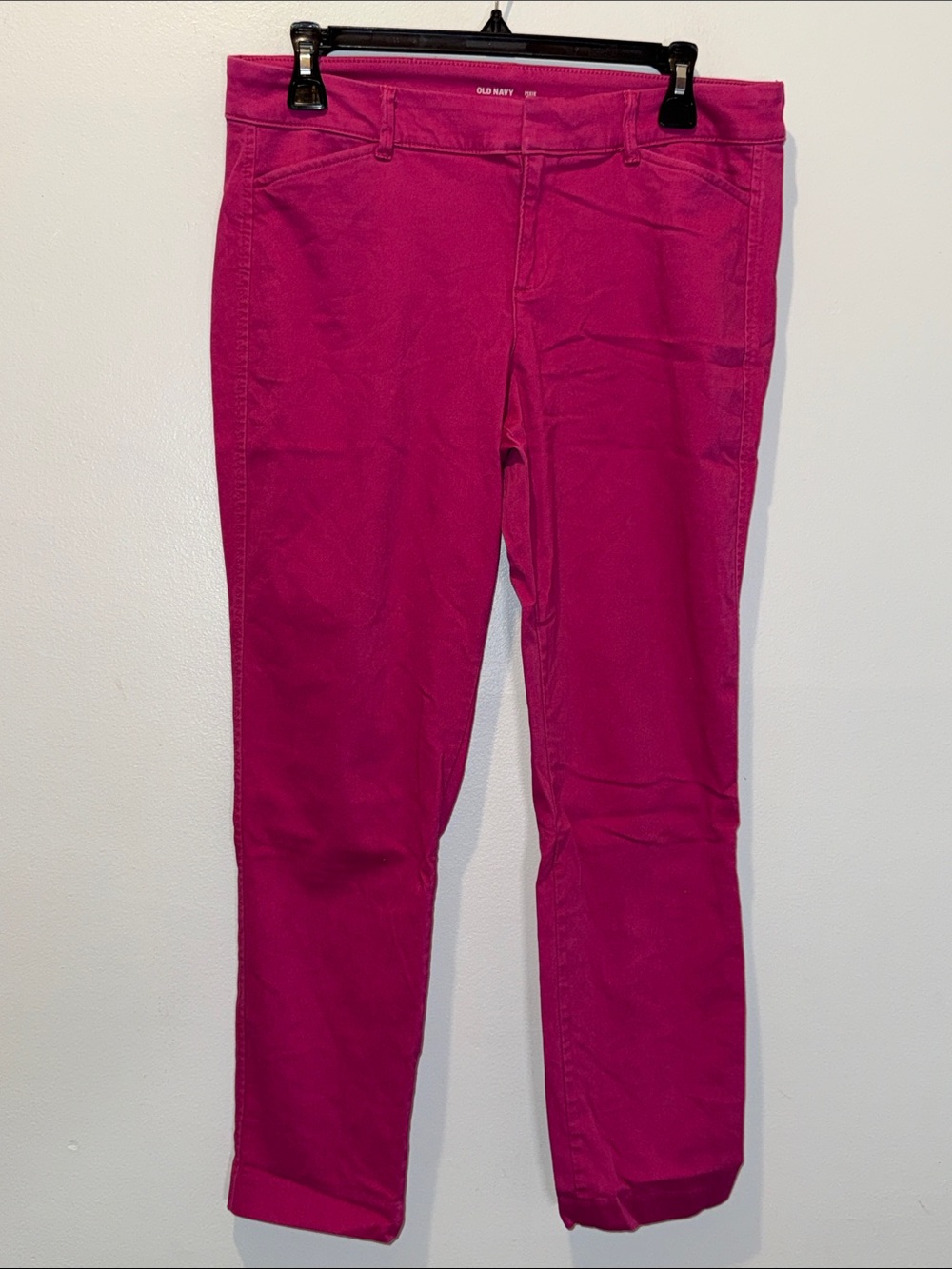 Old Navy 6 Pixie Women's Bright Pink Fuchsia Skinny Jeans